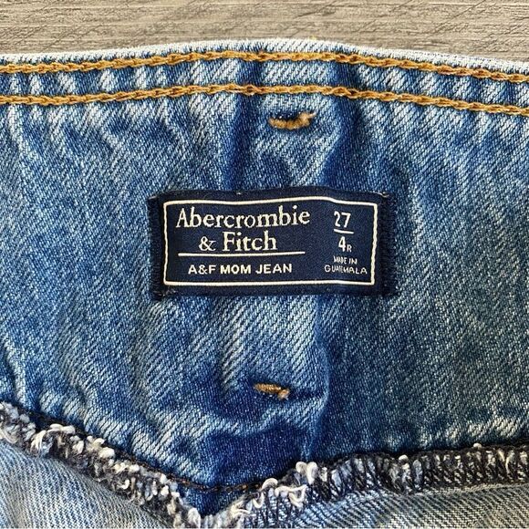 Abercrombie & Fitch High Rise Mom Jean 27 Waist 4 - Picture 3 of 10